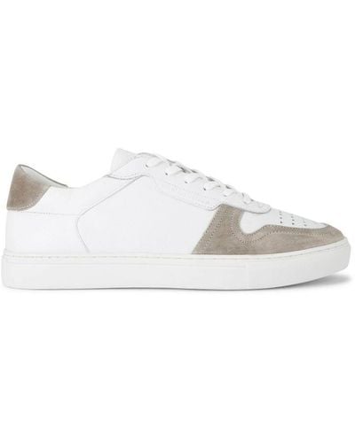KG by Kurt Geiger Leather Flash Trainers - White