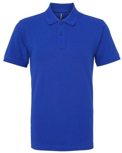 Asquith & Fox Poloshirt Met Korte Mouwen (koninklijk) - Blauw