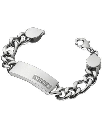 Police "Strip" Bracelet - Metallic
