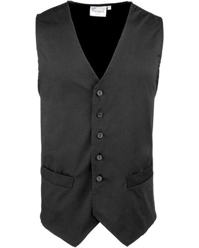 PREMIER Hospitality / Bar / Catering Waistcoat () - Black