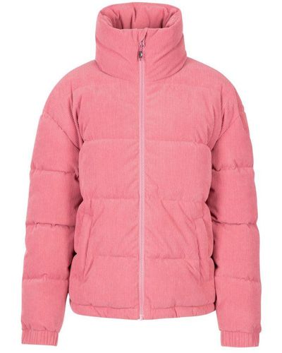 Trespass Ladies Rowena Padded Jacket (Rose) - Pink