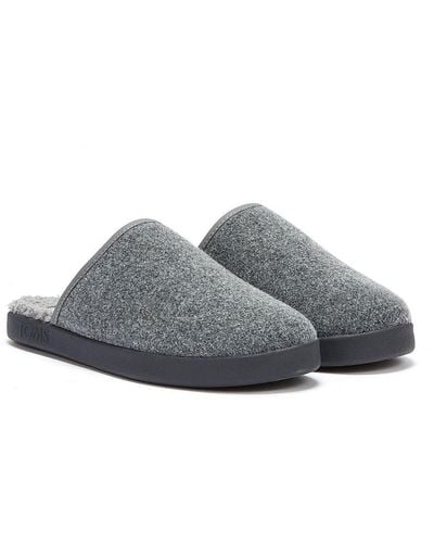 TOMS Harbor Slippers Textile - Grey