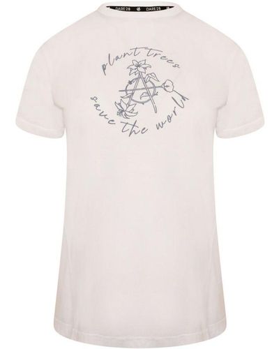 Dare 2b Unwind Graphic T Shirt - White