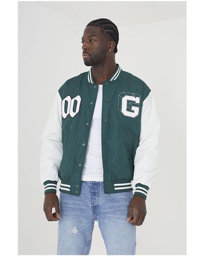 Men top varsity jacket