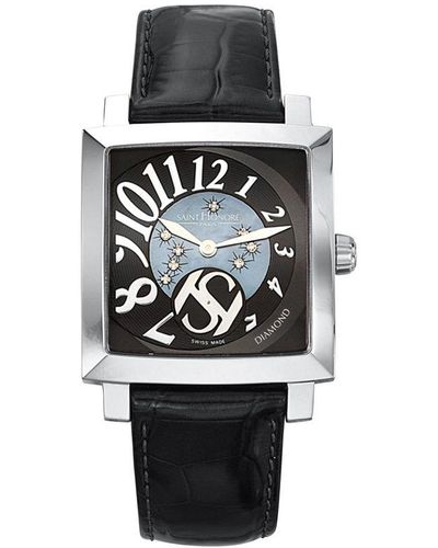 Saint Honore Orsay Mother Of Pearl Watch - Black
