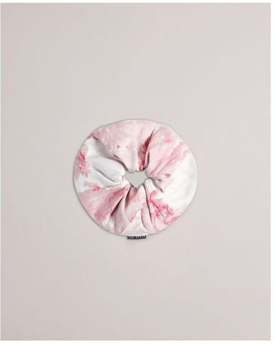 Ted Baker Florset New Romantic Printed Scrunchie, Deep - Pink