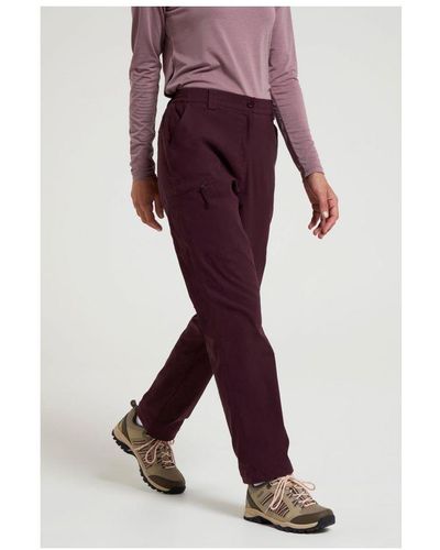 Mountain Warehouse Ladies Hiker Stretch Short Winter Trousers () - Red