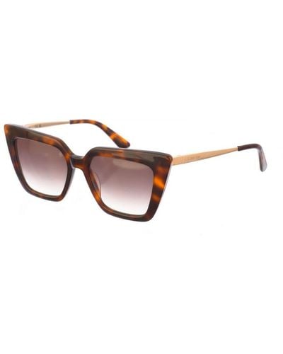 Calvin Klein Butterfly-Shaped Acetate Sunglasses Ck22516S - Brown