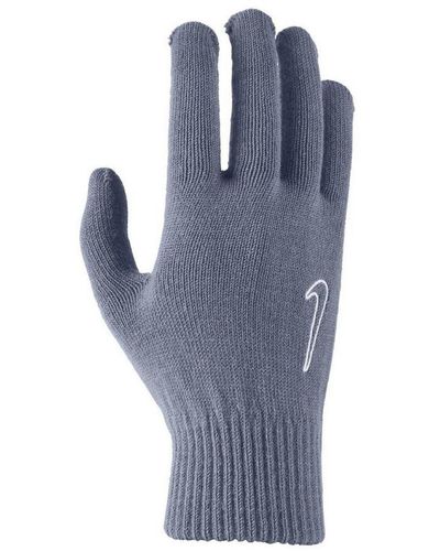Nike Adult Knitted Winter Gloves (Slate) - Blue