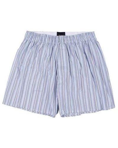 Hackett Boxer Striped Shorts - Blue
