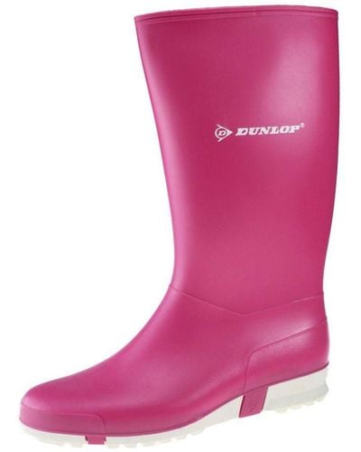 Dunlop Sport Wellington Wellie Boots - Pink