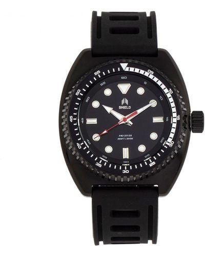 Shield Dreyer Diver Strap Watch - Black