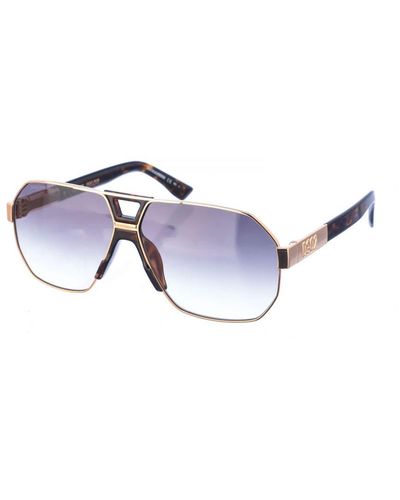 DSquared² D20028S Aviator Style Metal Sunglasses - Blue