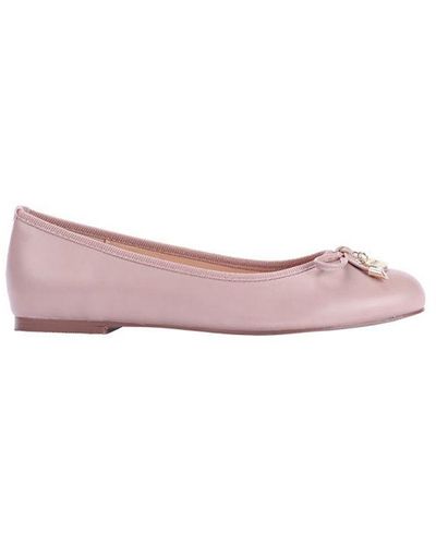 Nine West 'aharla' Nude Pink Flat Ballet Pump Rubber