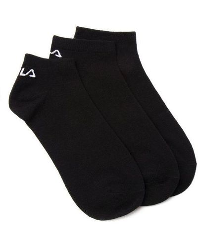 Fila 3 Pack Trainer Socks - Black