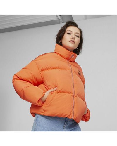 PUMA Classics Oversized Puffer Jacket - Orange