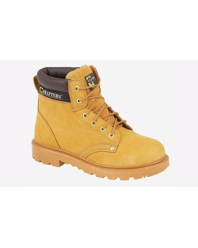 Grafters Apprentice Safety Boots - Natural