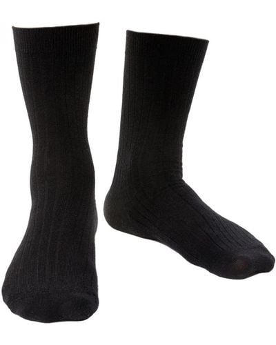 Steve Madden 1 Paar Merino Wol Sokken Met Zachte Boord, Niet-elastische Sokken - Zwart