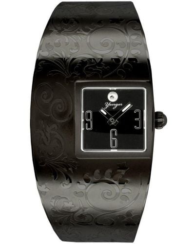 Yonger & Bresson And Dial Watch Stainless Steel - Black