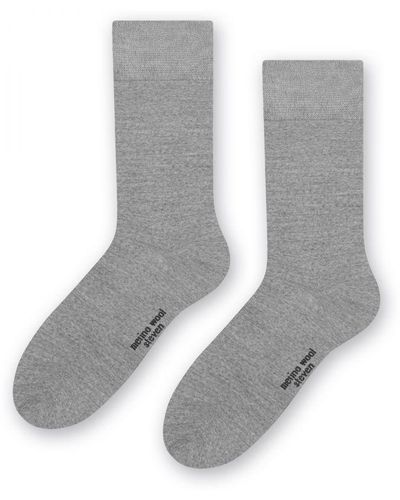 Steve Madden Merino Wool Socks - Grey