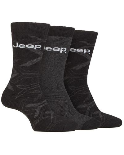 Jeep Walking Boot Socks - Black