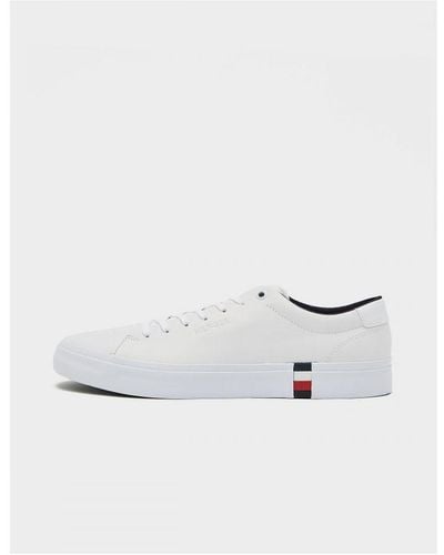 Tommy Hilfiger Modern Vulc Leather Trainers - White