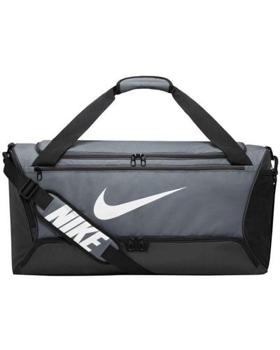 Nike Brasilia Swoosh Training 60L Duffle Bag (Iron//) - Black