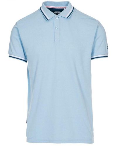 Trespass Polobrook Polo Shirt (Sky) - Blue