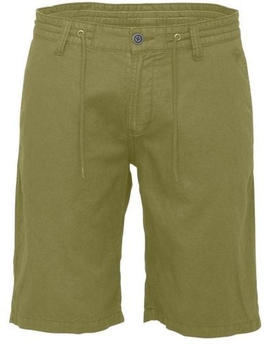 Fynch-Hatton Fynch Hatton Linen Shorts - Green