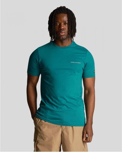Lyle & Scott Embroidered T-shirt - Green