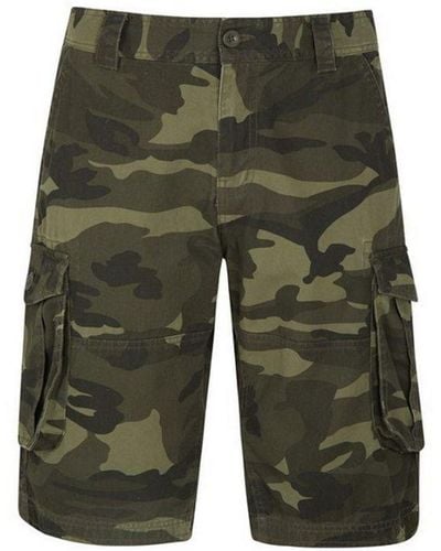 Mountain Warehouse Camo Cargo Shorts (/) - Green