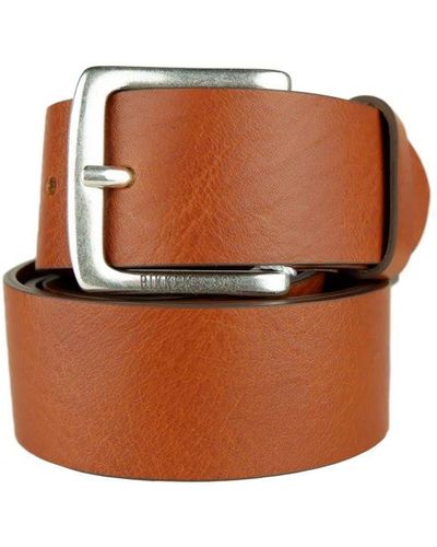 Bikkembergs Leather Belt - Brown