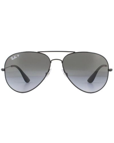 Ray-Ban Sunglasses Rb3558 002/T3 Polarized Metal - Grey