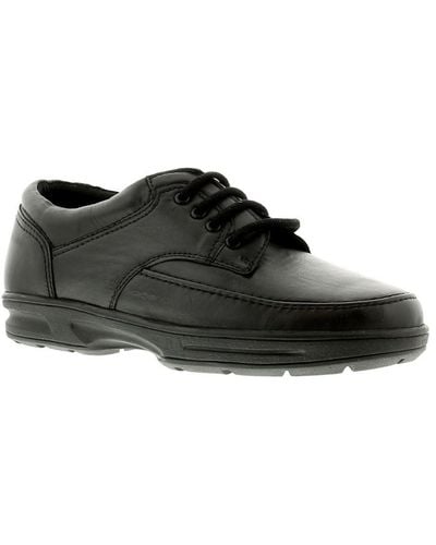 Dr Keller Brian Leather Casual Shoes - Black