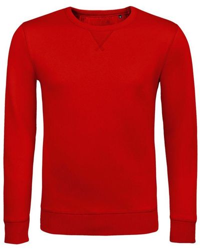 Sol's Volwassenen Sully Sweatshirt (rood)