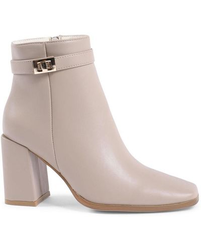 19V69 Italia by Versace Ankle Boot Synthetic Leather - Natural