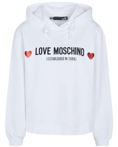 Love Moschino Liefdevolle Moschino Trui - Wit