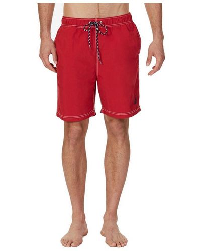 Nautica T44050 Adjustable Swimsuit With Laces - Red