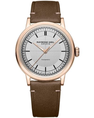 Raymond Weil Millesime Watch 2925-Pc5-65001 Leather (Archived) - Grey