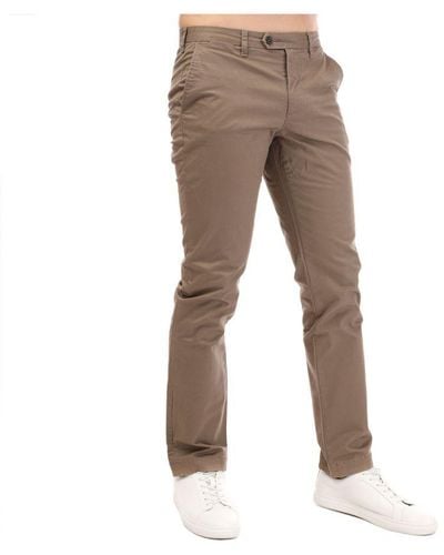 Ted Baker Clncere Straight Classic Fit Chinos - Multicolour