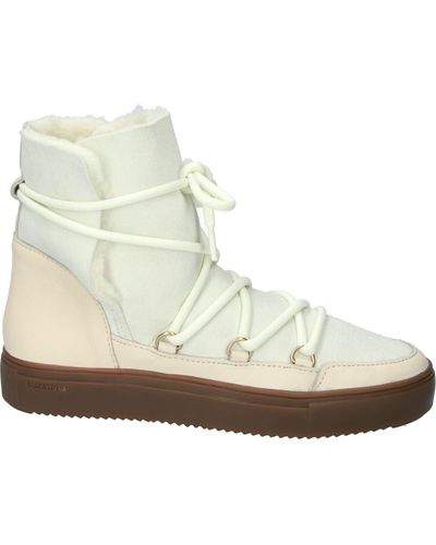 Blackstone Uki - Ul87 Off White - High-top - Sheepskin - Wit