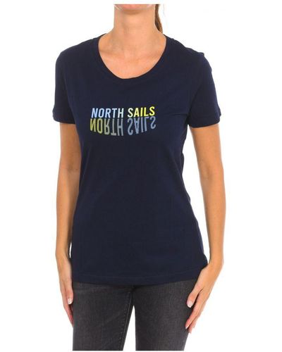 North Sails Short Sleeve T-shirt 9024290 Women - Blue