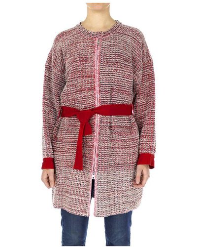 Emporio Armani Coat Cotton - Red
