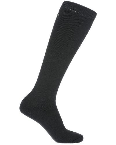 Trespass Ladies Tech Luxury Merino Wool Blend Ski Socks - Black