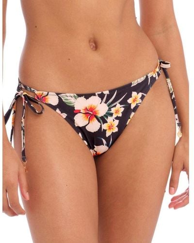 Freya 202775 Havana Sunrise Tie Side Bikini Briefs - Multicolour