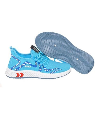NASA Csk2025-M High Style Lace-Up Sports Shoes - Blue
