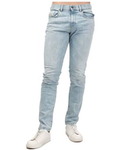 DIESEL Men's D-strukt Slim Jeans In Denim - Blauw