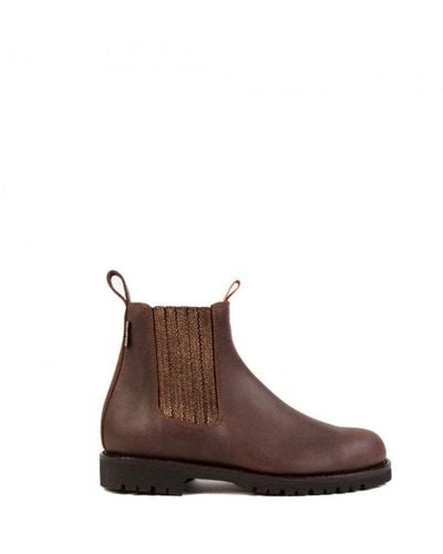 Penelope Chilvers Oscar Leather Chelsea Boots - Brown