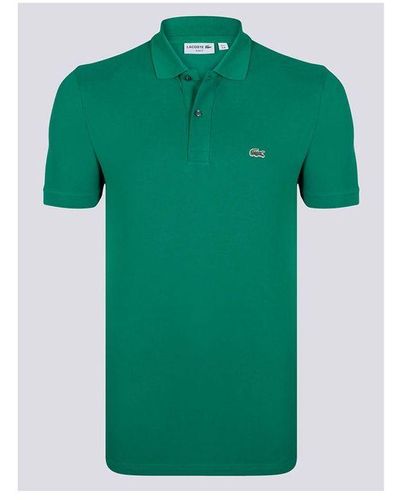 Lacoste Polo Ss L1212 Classic Fit Cotton - Green