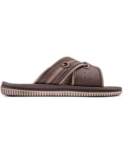 CARTAGO Fiji Slide Sandals - Brown